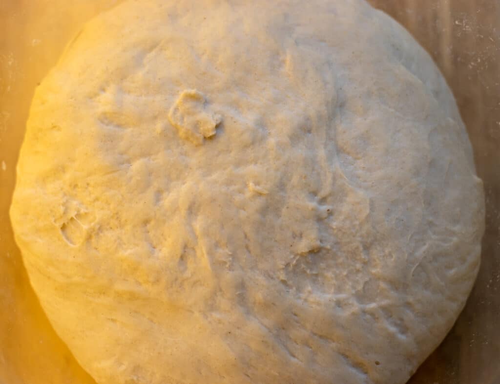 let the gozleme(Turkish pancakes)dough double the size up