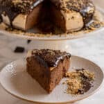 super moist chocolate cake with cream