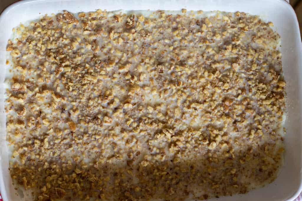 sprinkle on chopped nuts