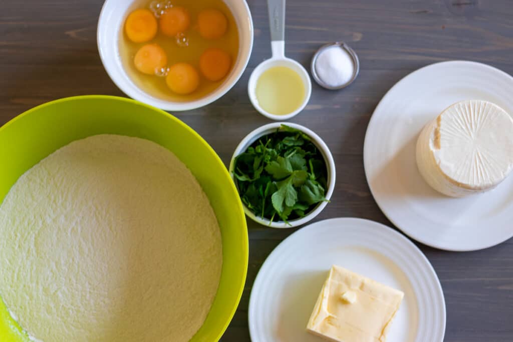 Ingredients for su Boregi-water borek