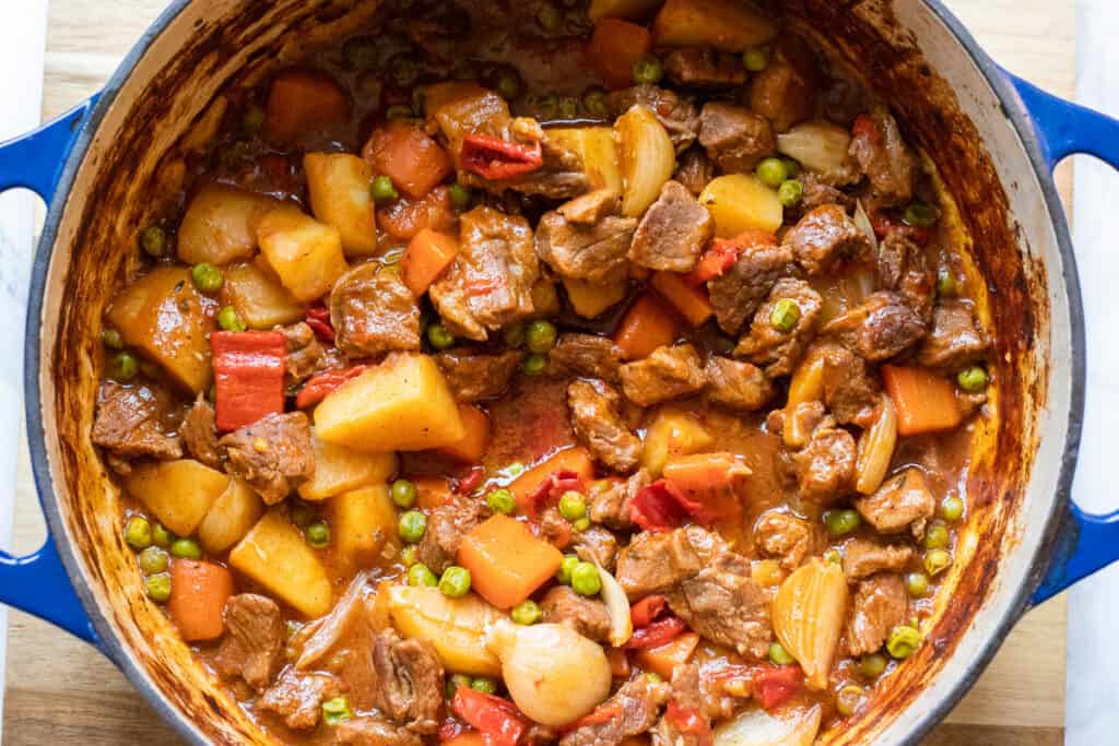 cook orman kebabi until the meat is tender