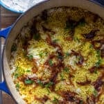 Hyderabadi Mutton / lamb biryani