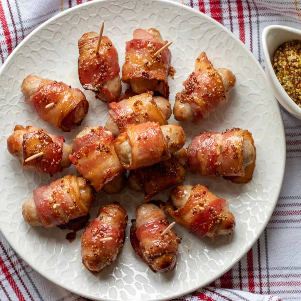 Homemade Mini Pigs in a Blanket Cooking