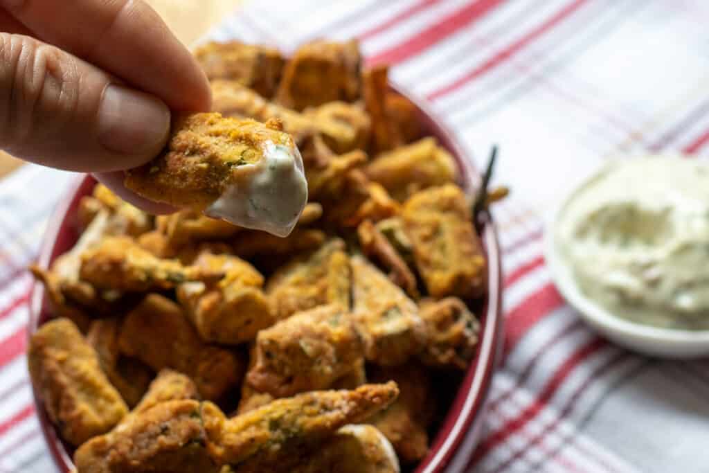 Crispy Breaded Air Fryer Okra Recipe Cooking