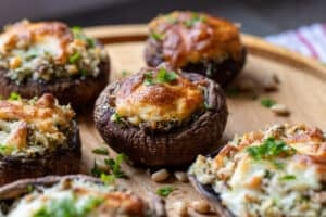 Best Vegetarian Stuffed Mushrooms - Cooking Gorgeous