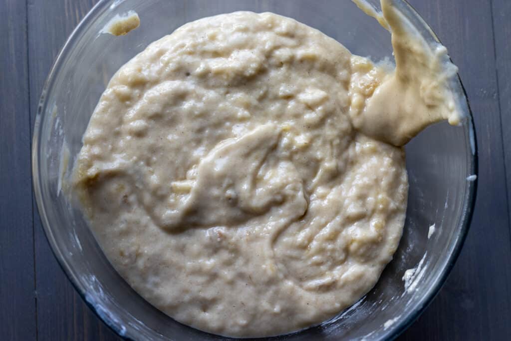 The batter for the muffins.