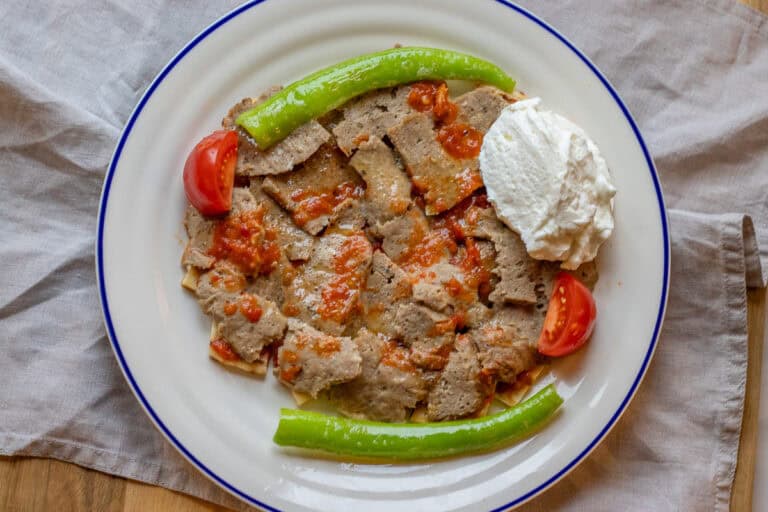 Homemade Bursa Iskender Kebab Recipe - Cooking Gorgeous
