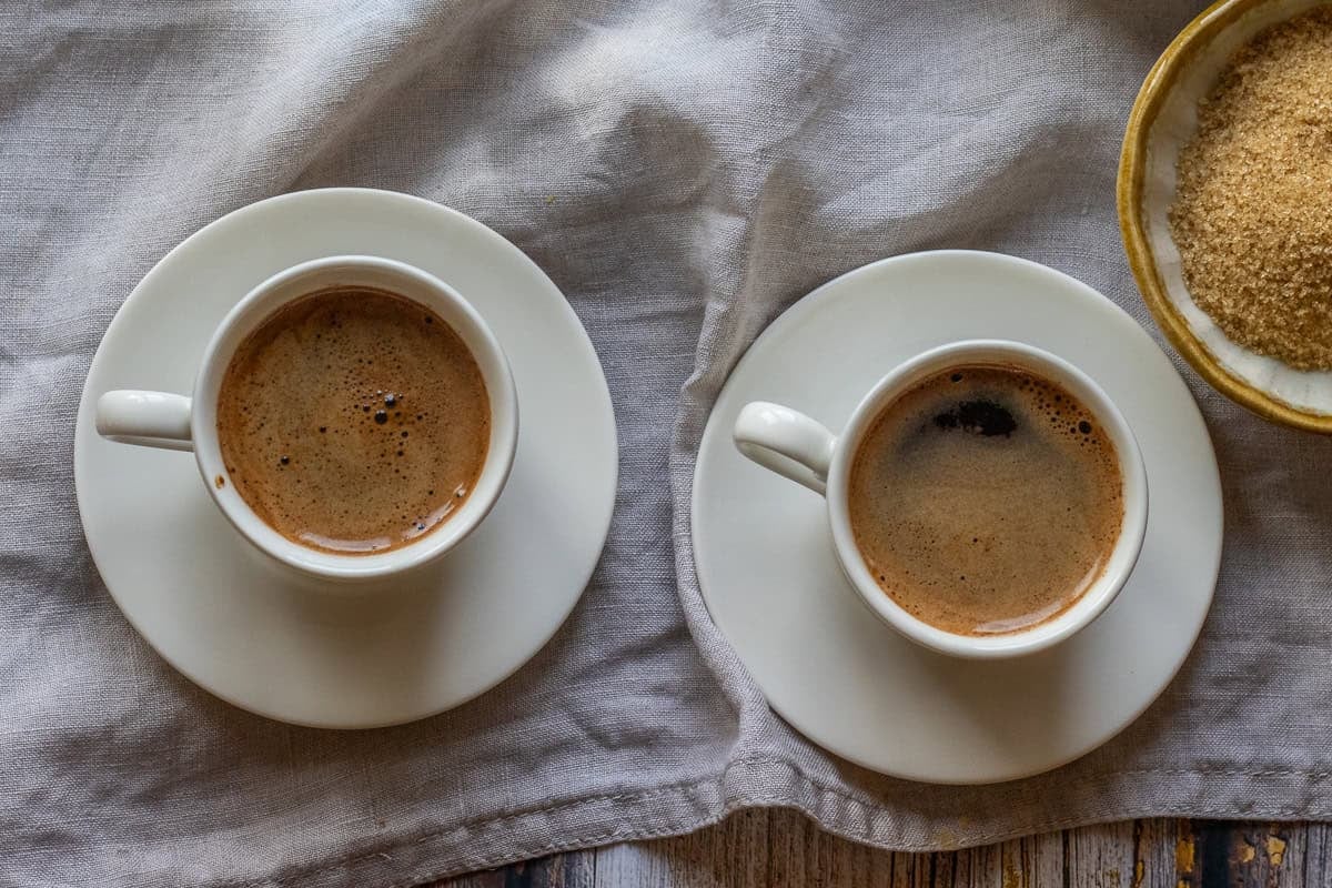 2 cups of turkish coffee